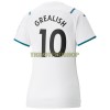 Original Fußballtrikot Manchester City Jack Grealish 10 Auswärtstrikot 2021-22 Für Damen